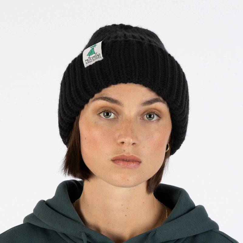 Snufkin Chunky Beanie - Black