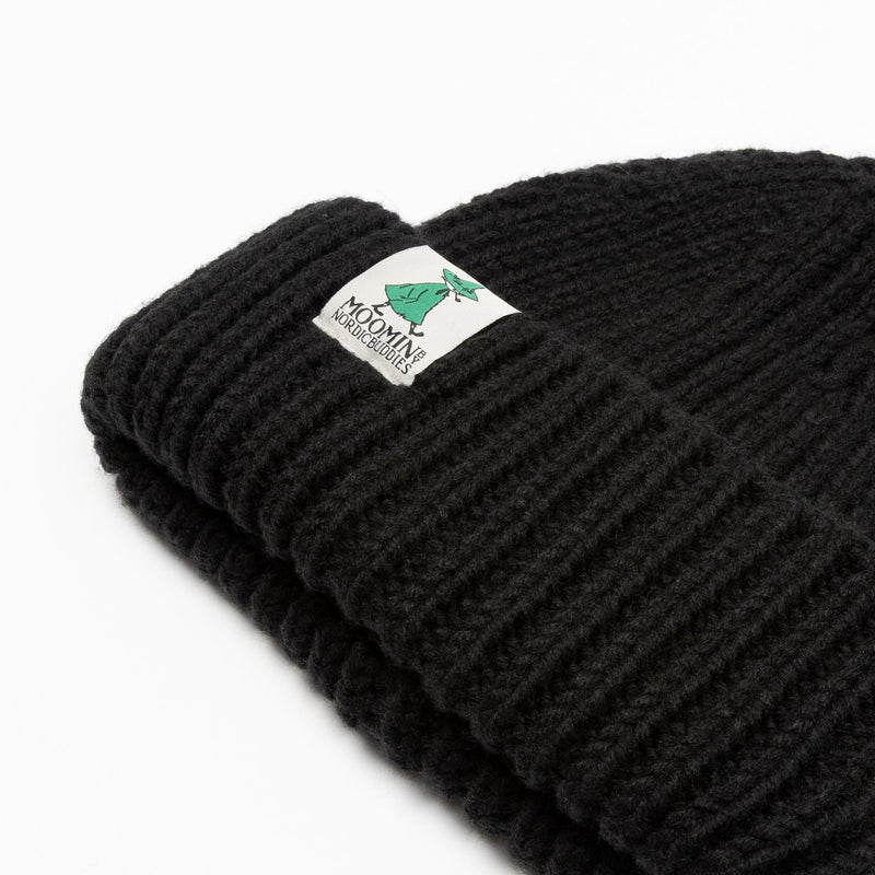Lataa kuva gallerian katseluohjelmaan Snufkin Chunky Beanie - Black
